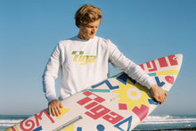 Laden Sie das Bild in den Galerie-Viewer, sweat shirt tiga vintage white homme